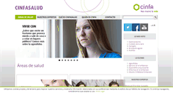 Desktop Screenshot of cinfasalud.com